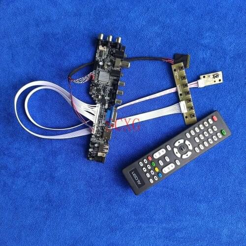 Display drive card For LP173WD1-TLG1/TLH2/TLN1/TLN2/TLP1/TLP3 Digital LVDS-40Pin LED Kit 1600*900 HDMI-compatible DVB VGA USB AV