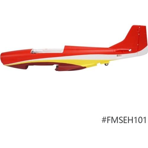 Fuselage for FMS RC Airplane ROC Hobby 1100mm P51 Dago Red Sports Version ROC008