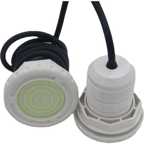 IP68 12V 15W plastic film pool lighting underwater LED spa pool light resin filled pool light, suitable for swimming pool boats