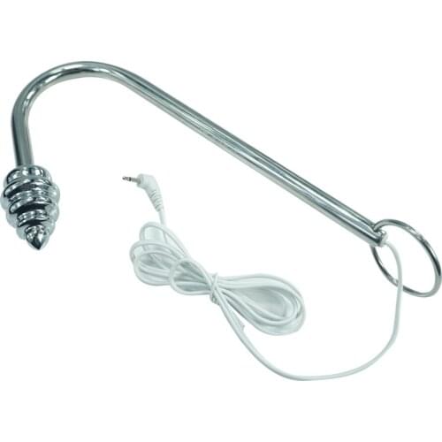 New Electro wave physical shock anal hook thread beads plug ring massager electrical stimulation medical therapy device sex toys