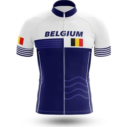 Belgium Cycling Jersey 2020 Pro Team Cycling Clothing Summer Short sleeve MTB Cycling Shirts Men bike jersey men Ropa Ciclismo
