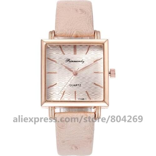 Wholesale Womens Bracelet Dress Watch Women Fashion Casual Gold Case Flower Quartz Watch Hot Women Leather Wristwatch