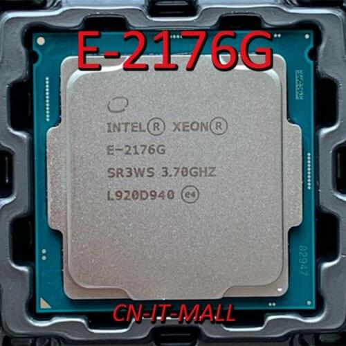 Xeon E-2176G E 2176G CPU 3.7GHz 12MB 6 Core 12 Threads LGA1151 Processor