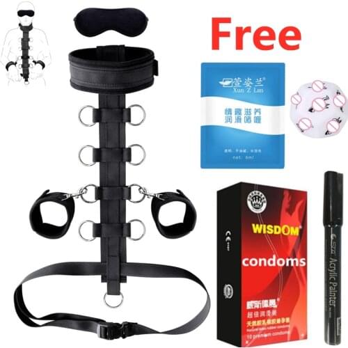 Sex shop SM Adult Sex Products Handcuffs Blindfold Bondage Sex Toys for woman sex tools bdsm dildo vibrator sex games