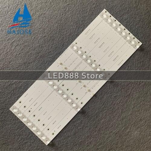 445mm LED backlight strip for Amoi LE8815A CC02500D410V02 50E20 8X4 4S1P 49DLED MS-L2327 LED50XSX5208 LED50HD520 LE-8815B