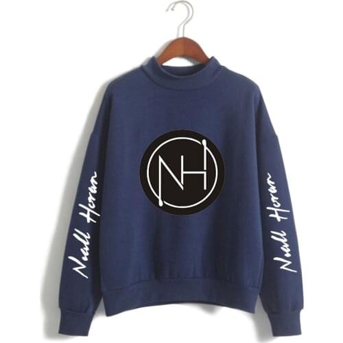 Harajuku Streetwear Niall Horan Sweatshirt Women Turtleneck Sweatshirts Long Sleeve Women Mens Outwear Fashion Clothing