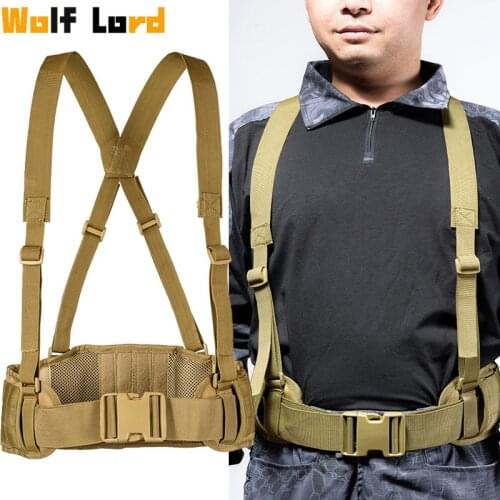 Tactical Military Molle Belts Nylon Men Army Airsoft Combat Soft Waist Belt Adjustable Outdoor Camping Hunting Equipment Belt