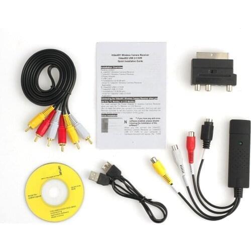 USB2.0 VHS To DVD Converter Convert Analog Video To Digital Format Audio Video DVD VHS Record Capture Card quality PC adapter