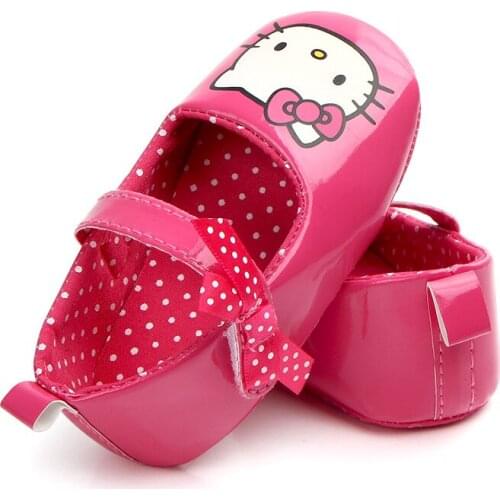 Bright leather PU princess shoes baby shoes fashion toddler shoes baby shoes