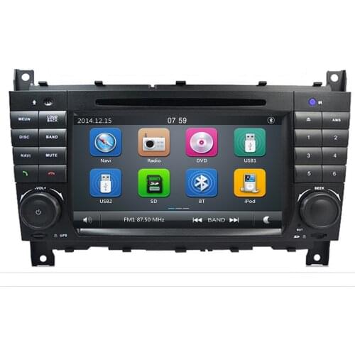2021 Car radio player GPS navi for Mercedes-Benz C-Class W203 2004-2007/CLC W203 2008-2010/CLK Class W209 2005-2011 mirrorlink