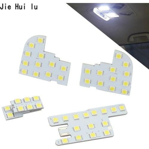 4x for Honda Accord Euro Acura TSX Crider 2009~2014 Interior Lights Dome Map Room Roof LED Lamps Reading Light Trunk Panel Lamp