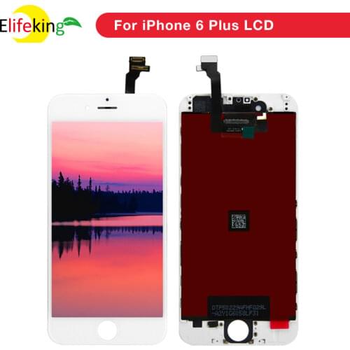5PCS/Lot AAA Mobile LCD Screen For iPhone 6p 6 Plus Display With Touch Screen Digitizer Assembly No Dead Pixel Free Shipping