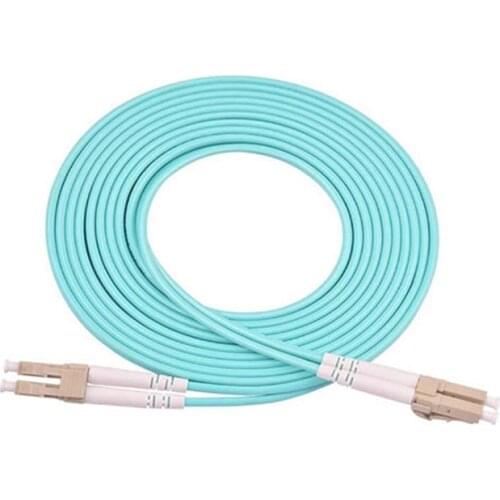 5PCS OM3 Optical Fiber Patch Cable LC-UPC to LC-UPC Duplex 2.0mm MM Jumper Fiber Optic Patch Cord