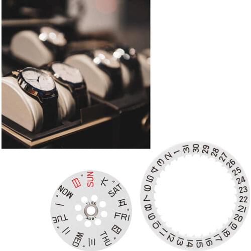 8200 Watch Movement Week Calendar Dial Set Spare Parts Watch Repairing Accessories