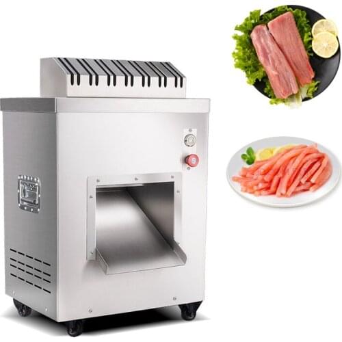 Automatic Meat Cutter Fast Meat Slicer Electric Commercial Shredded Diced Mince Stainless Steel Vegetable Cutter Machine