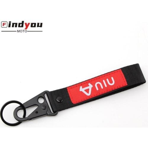 For Niu Electric Scooter N1s NGT m+ u1 us u+ Universal Motorcycle embroidery key chain key Ring