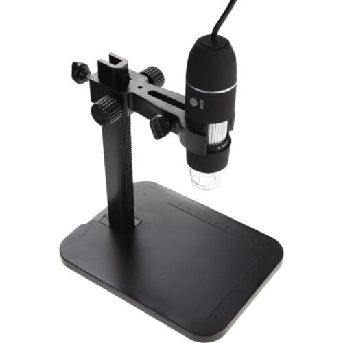 1000X 8 LED 2MP USB Digital Microscope Endoscope Magnifier Camera+Lift Stand Magnifier Electronic Stereo Endoscope Camera