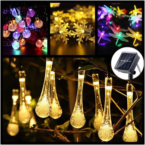 100leds Solar String Lights Outdoor Christmas Decorations for Home Garden Street Lamp Garland Patio Navidad Lights Wedding Decor