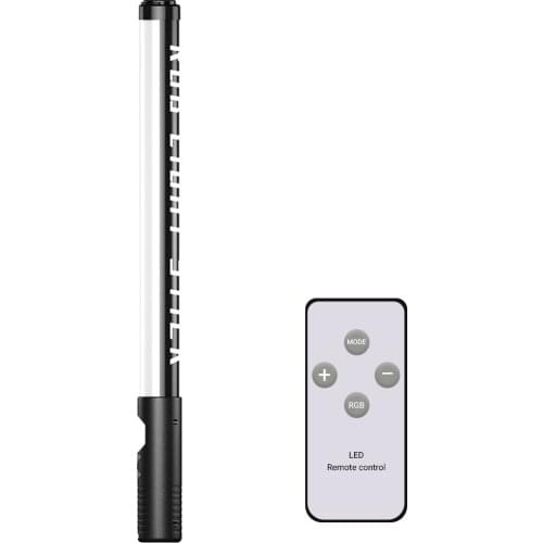 BORUiT RGB LED Handheld Baton Video Light 3000K-6000K Photo Lighting Remote Control Colorful Photography Lamp For Youtube TikTok