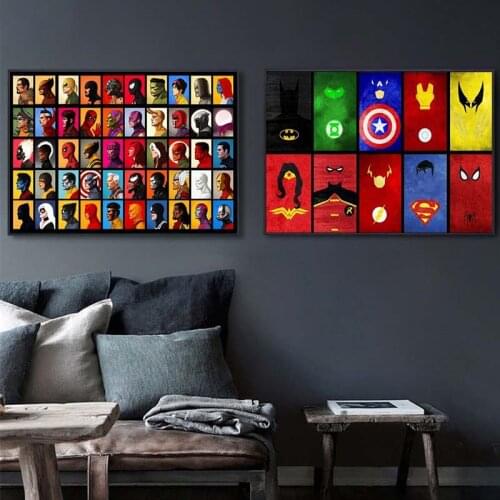 DIY 5D Diamond Painting Full Square Marvel Superhero Avengers Avatar Cross Stitch Embroidery Diamond Mosaic Room Decor Gift