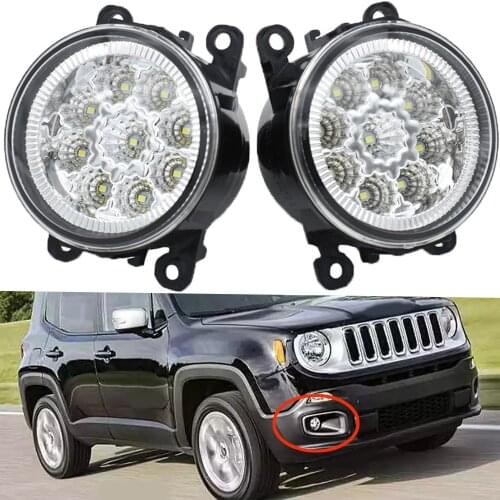 For Jeep Renegade 2015-2018 fog lights headlight fog light fog lamps foglights foglight