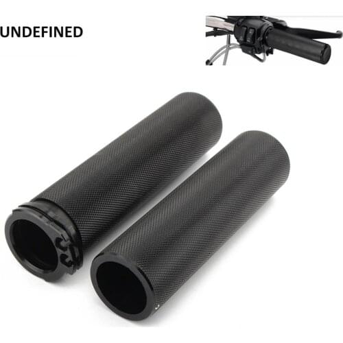 25mm Motorcycle Hand Grips CNC Aluminum Cable Handlebar Grips For Harley Sportster XL 883 Touring Road Glide Dyna Softail VRSC