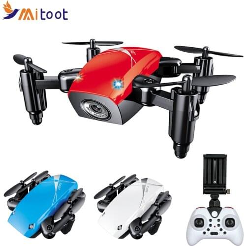 S9HW Mini Drone With Camera HD S9 No Camera Foldable RC Quadcopter Altitude Hold Helicopter WiFi FPV Micro Pocket Drone Aircraft