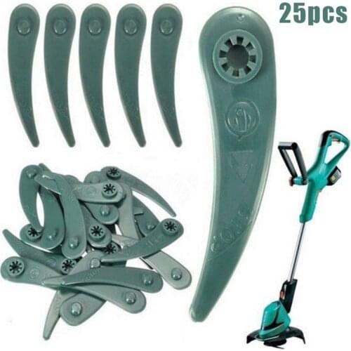 25pcs Grass Trimmer Replacement Plastic Blades For Bosch ART 26-18 23-18 Li 1083-B3-0009 Polymer Blade Cutting System 40a