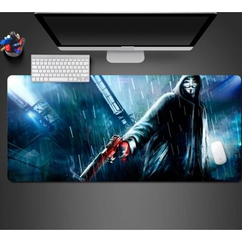 Ultra Clear Black Terror Notebook Computer Keyboard Game Mouse Pad Natural Personality Unique Style Creative Popular Desktop Pad