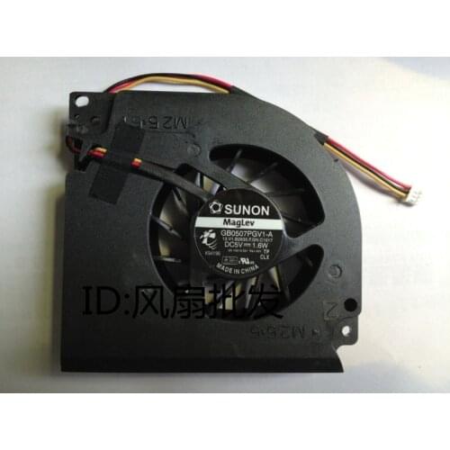 Laptop cpu cooling fan for fujitsu siemens esprimo mobile v5545 V5505 V6505 V6535 V6545 V4454 C45 GB0507PGV1-A 5v 1.6W 3PIN