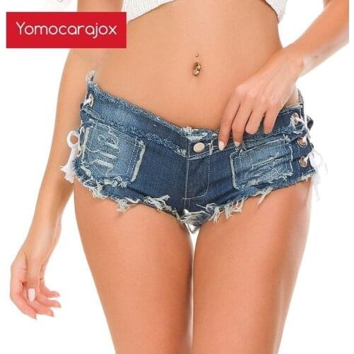 Женские джинсовые шорты YomoCarajox China At AliExpress