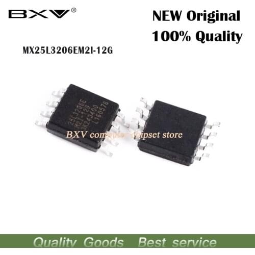 10pcs/lot MX25L32 MX25L3206EM2I-12G SOP-8 MX25L3206EM2I MX25L3206E MX25L3206 25L3206E 25L3206