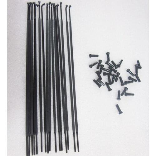 15pcs/lot Pillar PSR Aero 1432 black SS bladed J-bend spokes brass nipples Road Bicycle Freeride FR Downhill DH MTB wheel parts