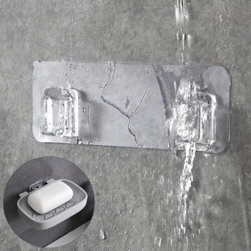 2/4Pcs Waterproof Sticky Hook Kitchen Bathroom Shelf Wall Strong Adhesive Hanger for Kitchen Bathroom Multi-Purpose Hooks HOT