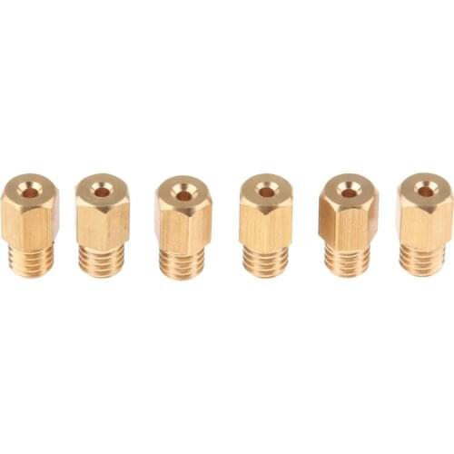 6Pcs M5 Carburetor Carb Hex Main Jet 340 350 360 370 380 390