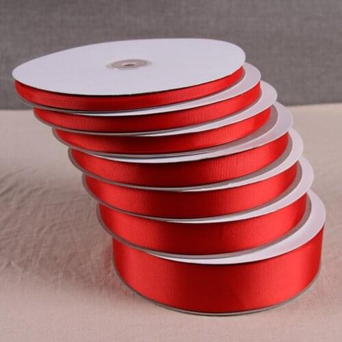 Bow Diy0.6-4Cm Hair Material Rib Belt Red Ribbon Red Thread With Red Ribbons Wholesale Volume
