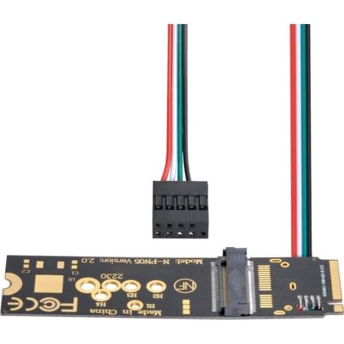 Chenyang WiFi Wireless Card NGFF A/E-Key to M.2 NGFF Key-M NVME SSD Adapter for AX200 Wifi 6 Bluetooth 5.1