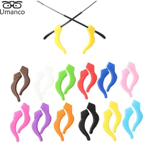 Colorful Glasses Silicone Anti-Slip Ear Grip Hook Women Men Children Eyeglasses Temple Tips Sleeve Retainer Accessories