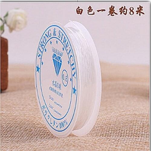 Elastic Line Crystal Line Beaded Line Bracelet Transparent Bracelet Wear-resistant Bead Line Diy Handmade Rope