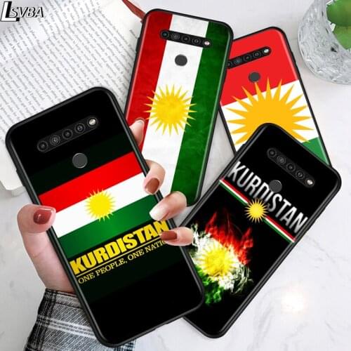 Kurdistan Flag for LG G8 G8S G8X V30 V35 V40 V50 V60 ThinQ Q60 K40 K50 K51 K61 K71 K92 K62 Soft Black Phone Case