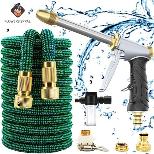 Garden Sprayer 17FT-150FT Drip Watering Expandable Flexible Hose For Garden With Spray Gun Car Wash Watering Magic Hose Hot Sale