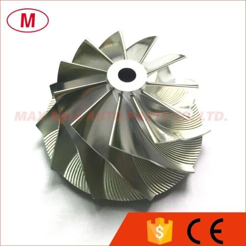 GTA15-25 769708 41.55/56.03mm 6+6 blades High Preformance Turbo Billet Compressor wheel/Aluminum2618/Milling comprssor wheel