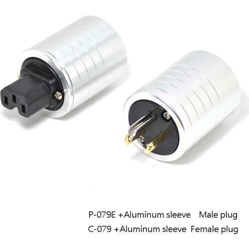 Aluminum alloy shell fit to P-079E P-004E P-037E P-033E P-032E audio power plug