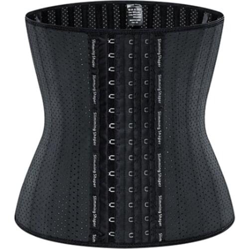 XXS Latex Waist Trainer Corset Steel Boned Women Body Shaper Binders And Shapers Postpartum Belly Slimming Belt Modeling Strap