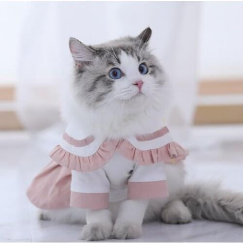 Cat Clothes Small Cats Vest Casual Warm Kitten Shirt Dog Cat Coat