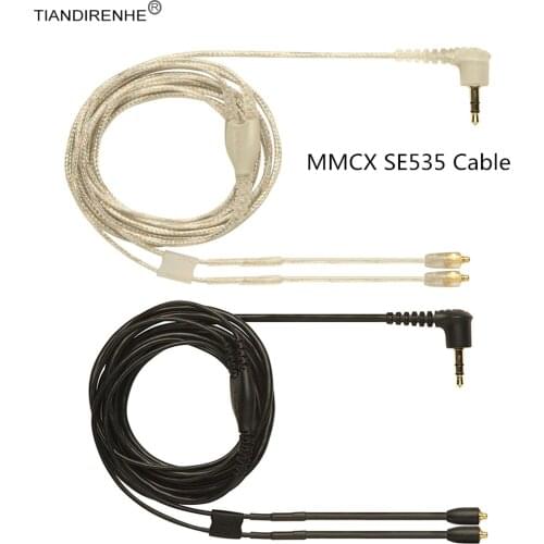 MMCX Original Silver Plated Cable for Shure SE215 SE315 SE535 SE846 UE900 Earphone Upgrade Detachable Wire for iPhone xiaomi