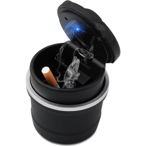 Portable Auto Car LED Cigarette Smoke Ashtray Holder for renault Dacia VOLVO V40 V60 V70 V90 XC40 XC60 XC70 XC90 S40 S60 S80