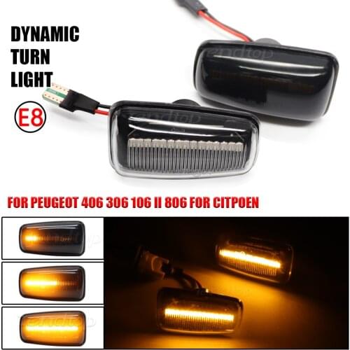 Citroen Blinker LED Side Light Turn Signal LampFor Peugeot 306 106 406 806 Expert Partner For Citroen Berlingo Jumpy Saxo Xantia