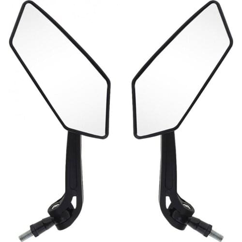 Universal 10mm Modified Plated Motorcycle Mirror Rearview Mirror Side Mirrors for Honda Yamaha Kawasaki Ducati KTM Triumph Suzuk