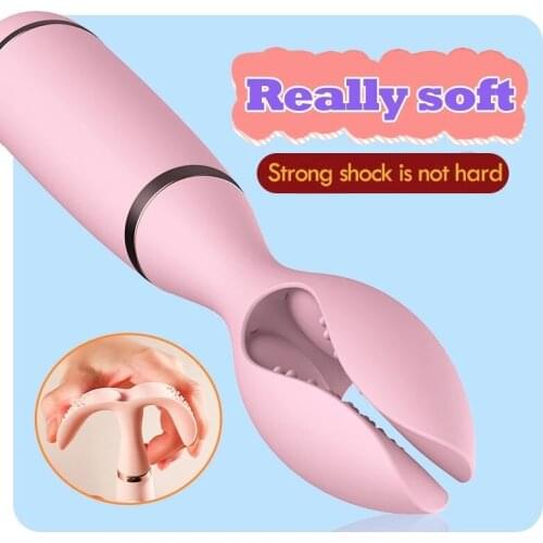 10 Frequency Vibrator Breast Clip G-Spot Clitoris Massage USB Charging Soft Silicone Waterproof Small Body Multi-Purpose Sex Toy